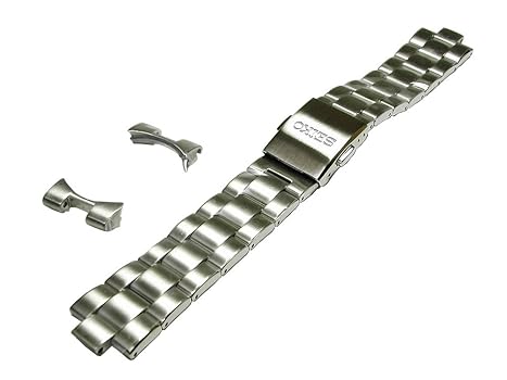 セイコーSEIKOアルピニストステンレスベルト(20mm）美品 20mm メタル時計バンド ステンレススチール オイスターU